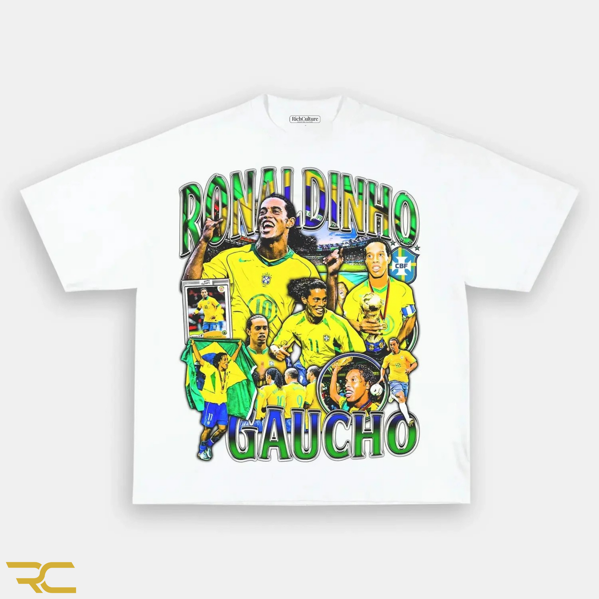 RONALDINHO GAUCHO BRAZIL GRAPHIC TEE - RichCulture