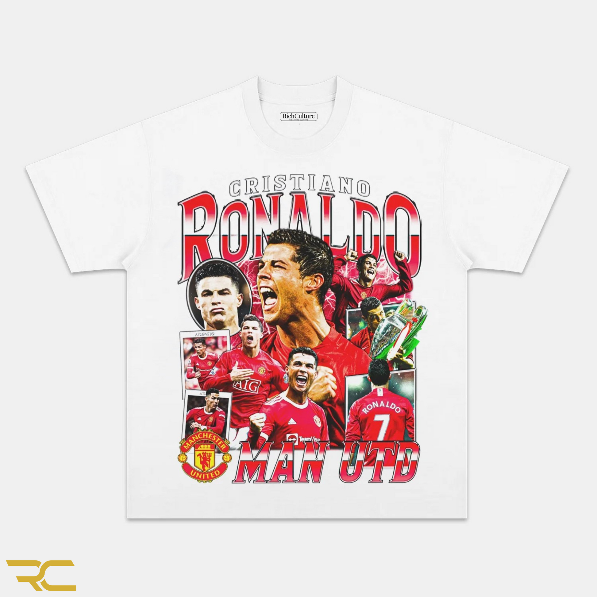 CRISTIANO RONALDO MAN UTD TEE - RichCulture