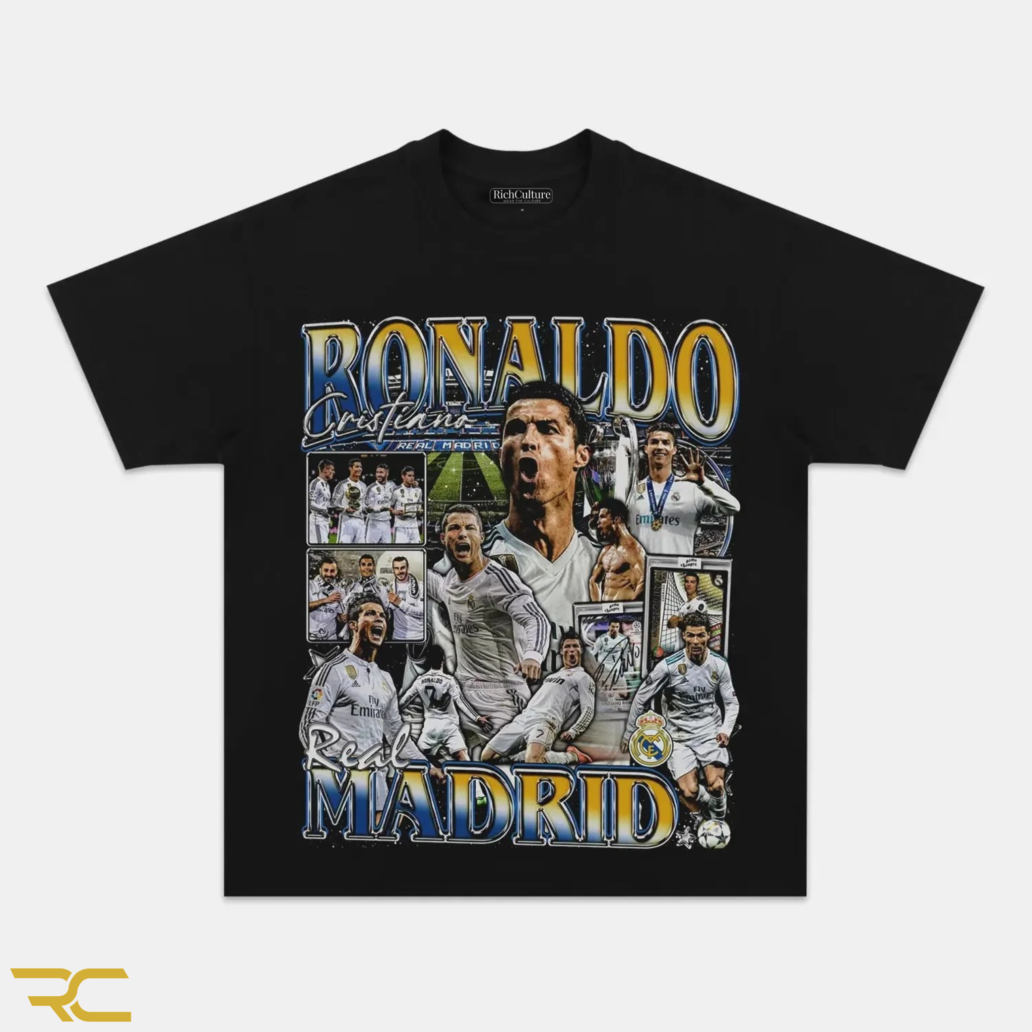 RONALDO MADRID CHAMPIONS GRAPHIC TEE - RichCulture