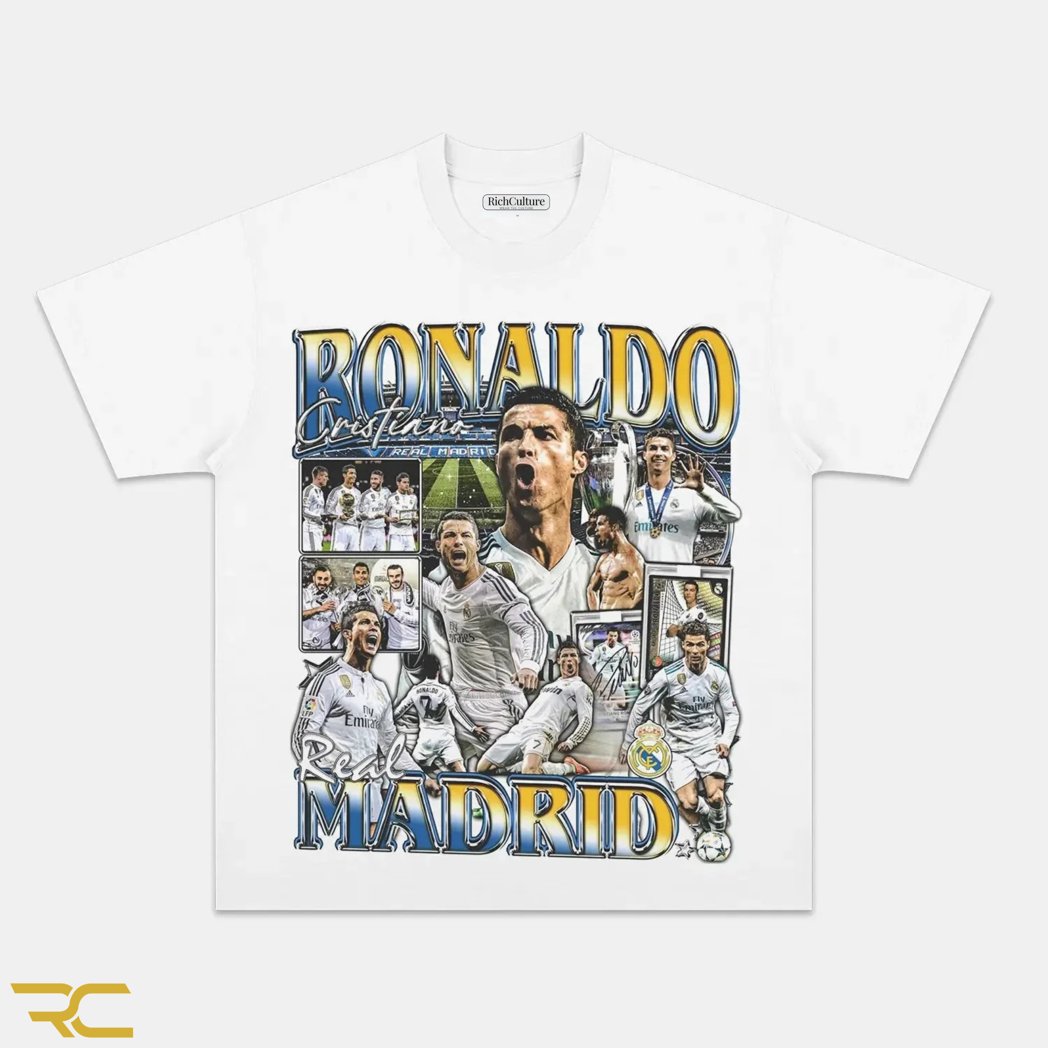RONALDO MADRID CHAMPIONS GRAPHIC TEE - RichCulture