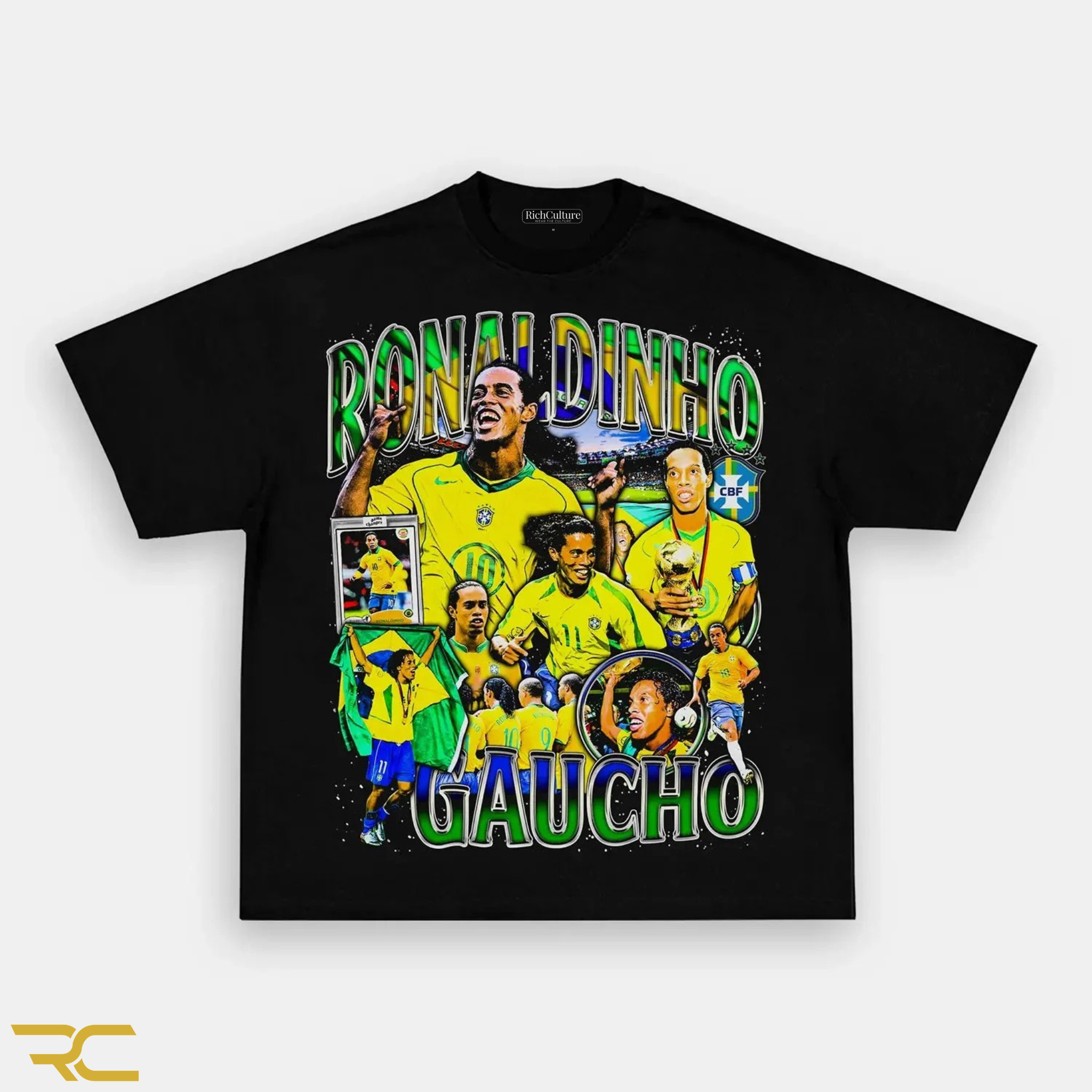 RONALDINHO GAUCHO BRAZIL GRAPHIC TEE - RichCulture