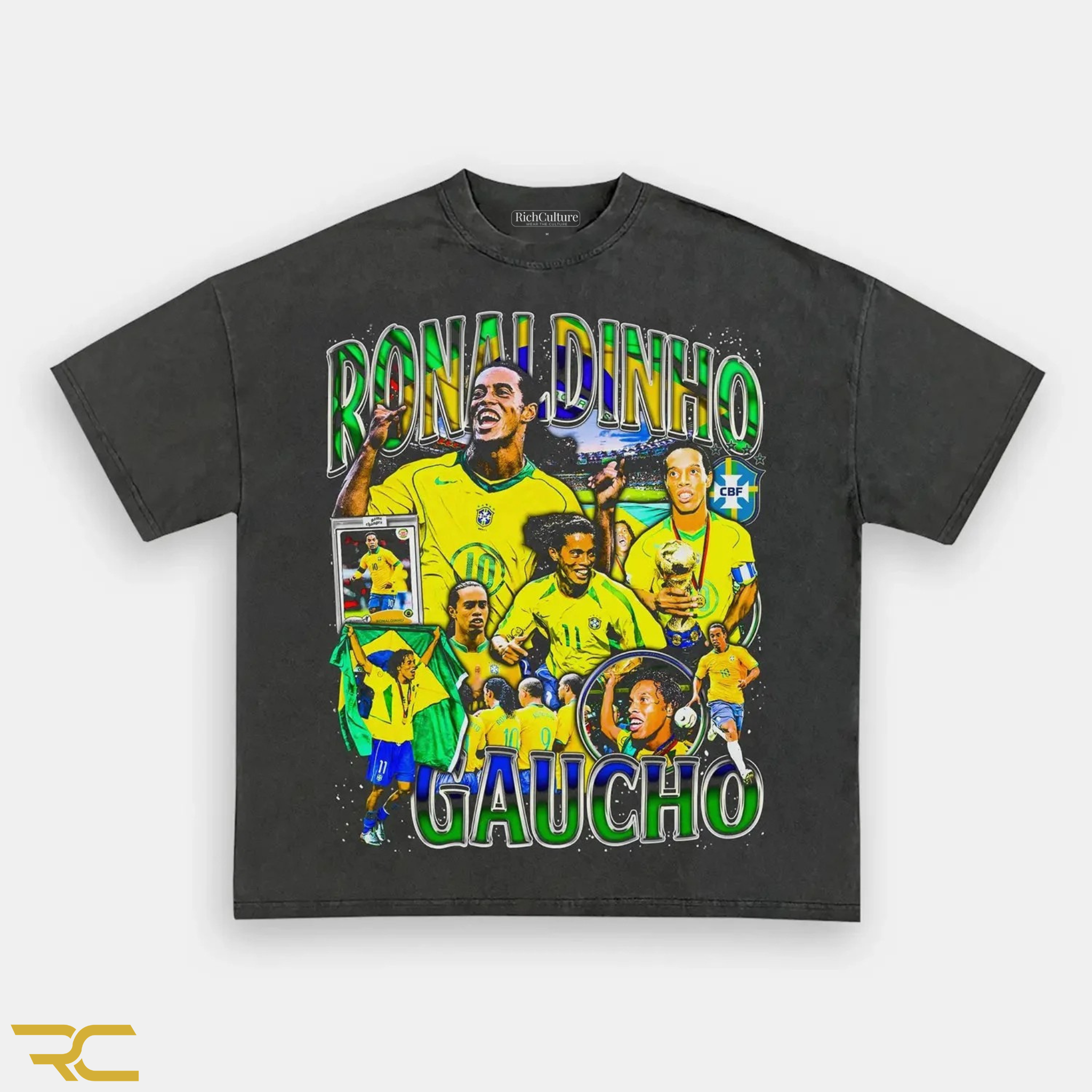 RONALDINHO GAUCHO BRAZIL GRAPHIC TEE - RichCulture