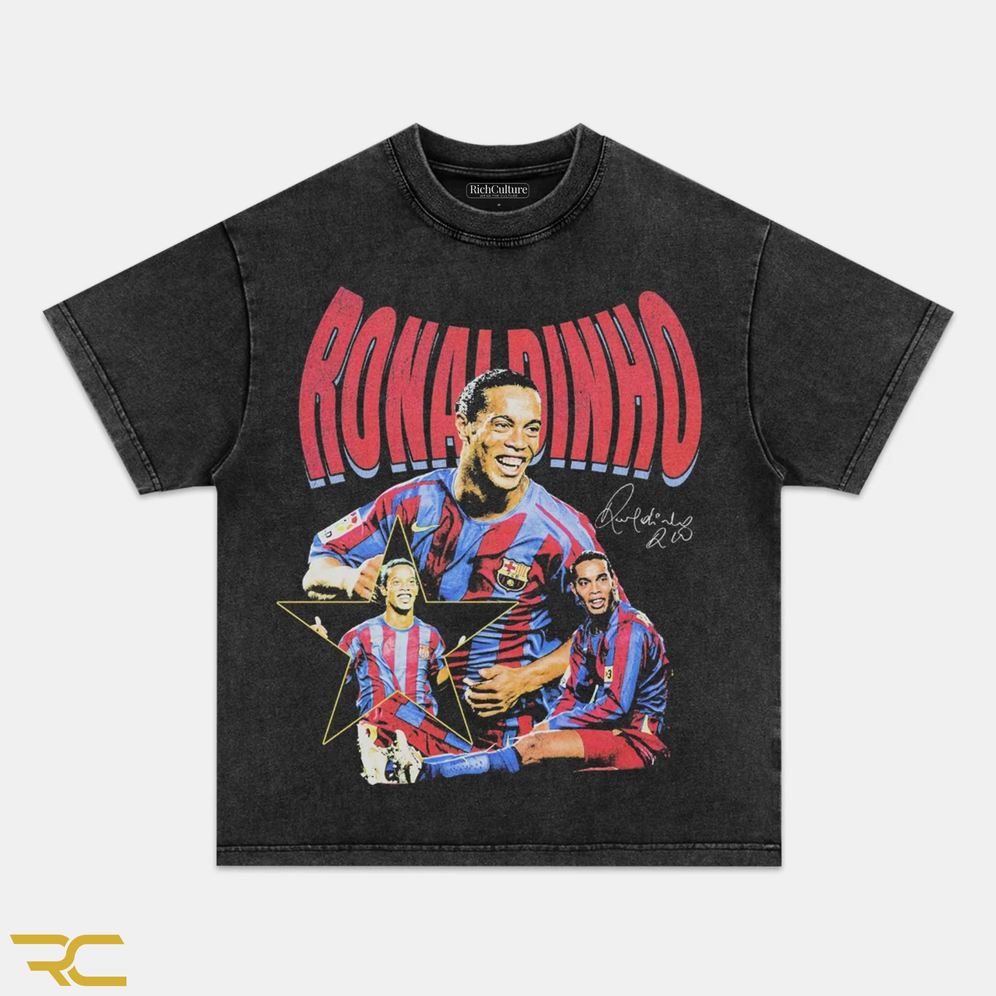 RONALDINHO BARCELONA GRAPHIC TEE - RichCulture