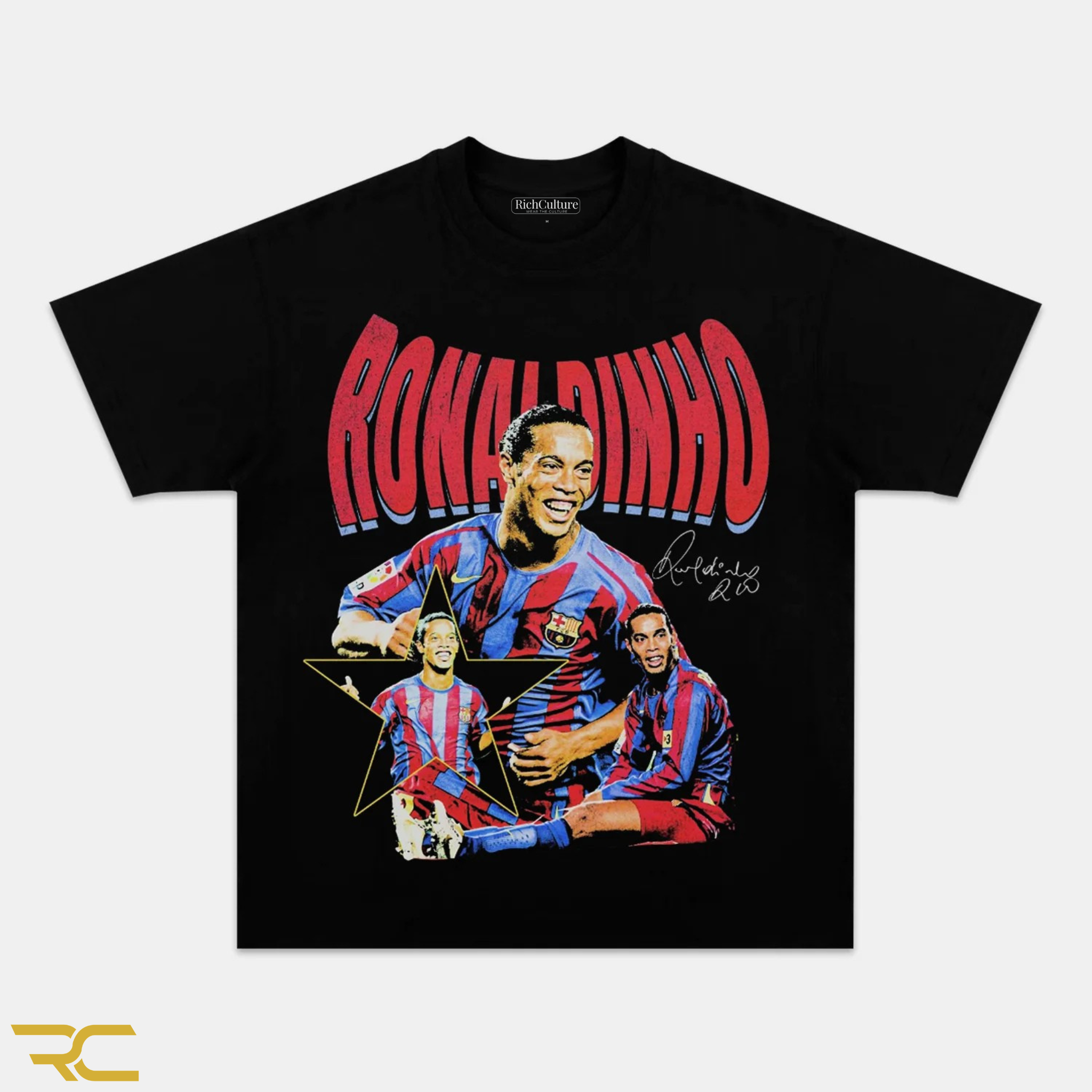 RONALDINHO BARCELONA GRAPHIC TEE - RichCulture